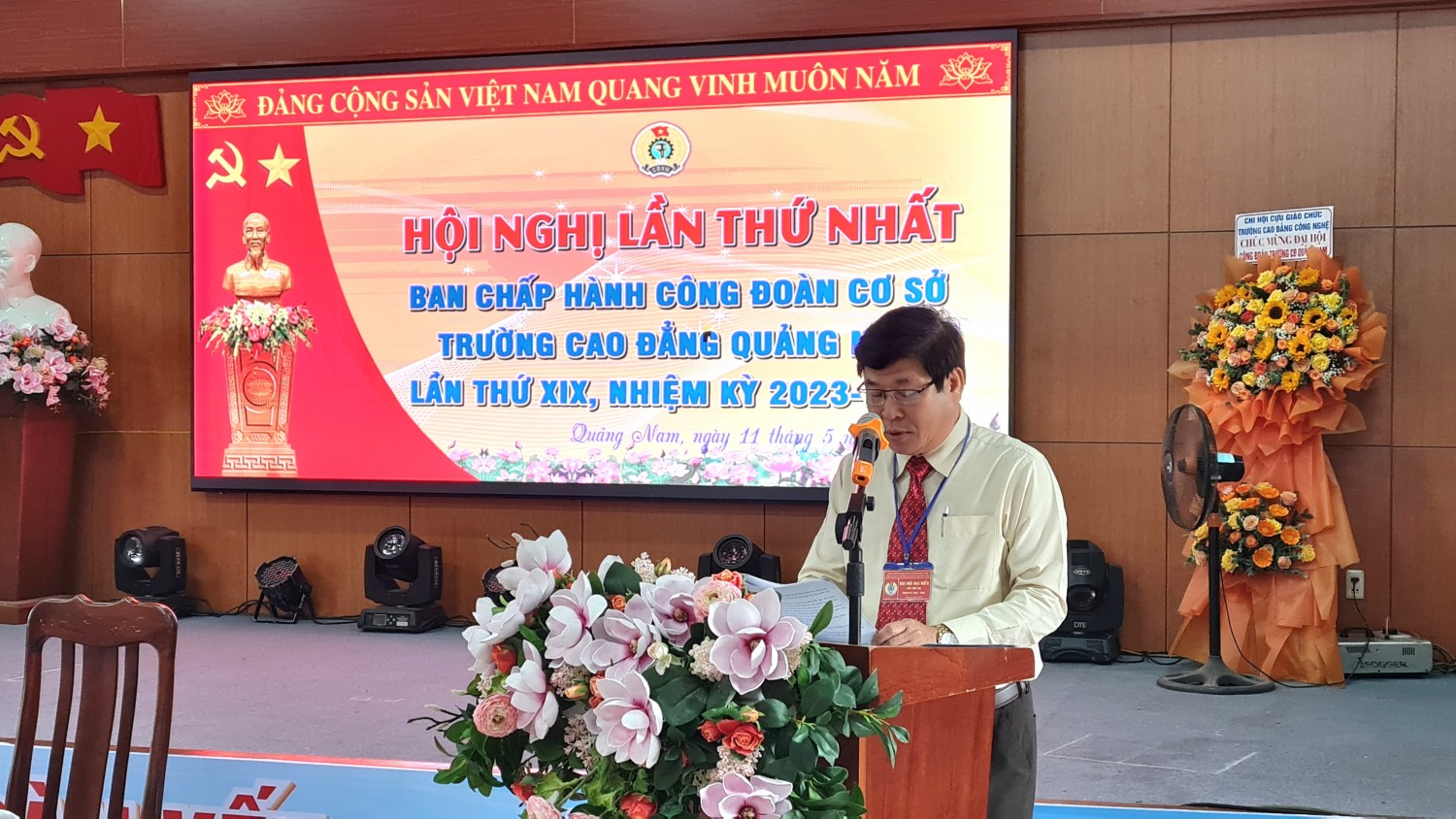 Hội nghị lần thứ nhất BCH Công đoàn cơ sở Trường Cao đẳng Quảng Nam lần thứ XIX, nhiệm kỳ 2023-2028